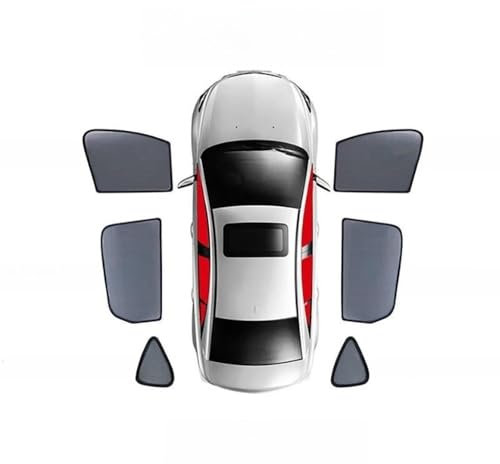 Auto Sonnenblende Für Peugeot 2008 Für A94 2013-2019 Auto Seite Fenster Sonnenschutz Windschutzscheibe Magnetische Sonnenschirm Sonnenschutz Sonnenschirm Kinder Vorhänge(6PCS)