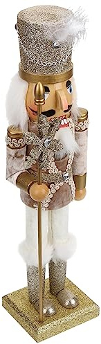 Cabilock Decorazioni Natalizie Uniche Soldato Schiaccianoci in Legno Per Feste Di Natale E Festività