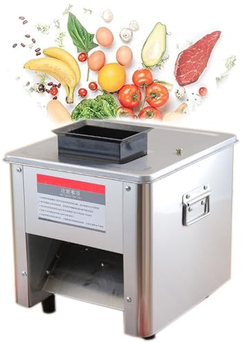 Macchina Commerciale, affettatrice elettrica per Carne da 850 W, tagliatrice per Carne tritata, Macchina Automatica per Il Taglio delle Verdure, affettatrice per Carne di Maiale, f