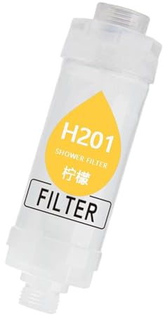 Pommeau de douche avec filtre aromatique pour salle de bain, adoucisseur d'eau pour club, spa, ménage, parfum citron, 15 x 5 x 5 cm