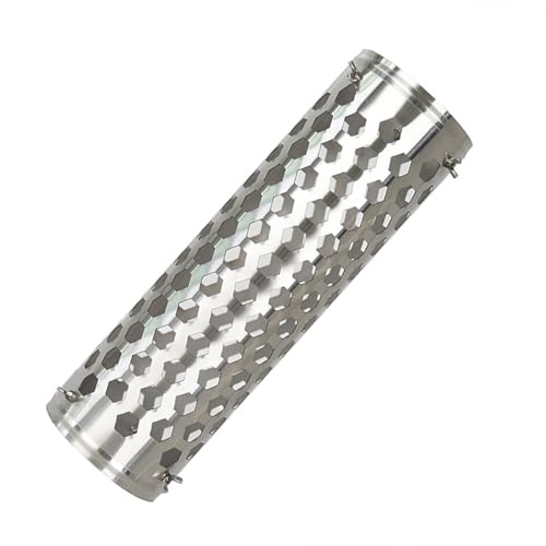 Raccordo per canna fumaria in acciaio inox, Tappo for Tubo della Stufa for Tenda, for Camino con parascintille in Acciaio Inossidabile 108mmx350mm Antiscottatura for, Spessore 0,7mm
