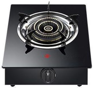 Household Gas Stove with Anti-overflow Cooktop and Temperature Indicator,Suitable for Home,Camping,Office and RV Cooking(LPG)