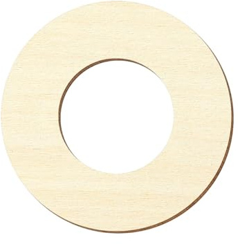 Forma in compensato – disco ad anello/forato, in legno di pioppo, taglio individuale – 3 mm, Compensato, 32cm Innendurchmesser, 38cm Außendurchmesser