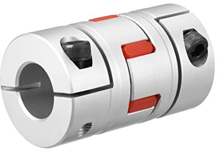 sourcing map Shaft Coupling 19mm to 19mm Bore L66xD40 Flexible Coupler Joint for Servo Stepped Motor