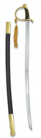 Tole 10 Imperial Sable de Caza, decoración o para Bodas Caballeria tole10 Dorado Hoja 74Coleccionismo ornamentación Replica Series Television peliculas Fantasia 31744 + Portabotellas de regalo