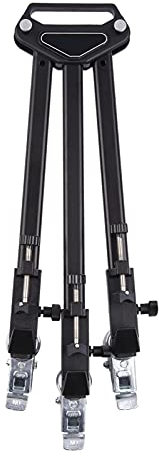 Andoer Professional Tripod Dolly Heavy Duty Photography Tripod Base Stand Wheels Max. Load 15KG for Camera Camcorder Video Shooting Studio Photography Activity Shooting