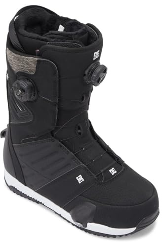 DC Shoes Judge Step On Bottes de planche à neige pour homme – Boa micro-réglables avec doublure isolante et semelle intérieure moulée – Noir, 45
