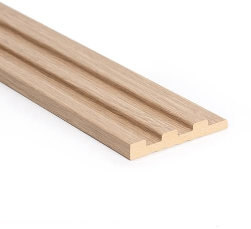 Bildershop-24 14er Set Abschlussleiste für Wandpaneele & Deckenpaneele Dekowa in Eiche Natur 262 x 10,7 x 1,5 cm
