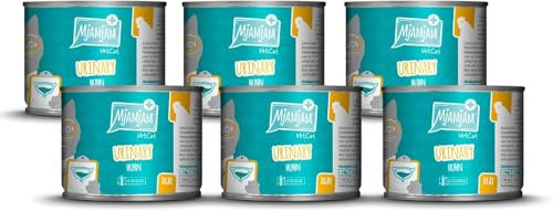 MjAMjAM VetCat - Premium Nassfutter für Katzen - Diät - Urinary - Huhn, 6er Pack (6 x 200g), getreidefrei