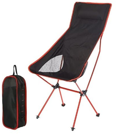 ZXXDSMYF Outdoor-Stuhl Klappbarer Campingstuhl Angelstuhl Outdoor-Camping-Picknicksitz Aluminium Tragbarer ultraleichter Klappstuhl Strandstuhl für Angelutensilien Campingstuhl Klappstuhl