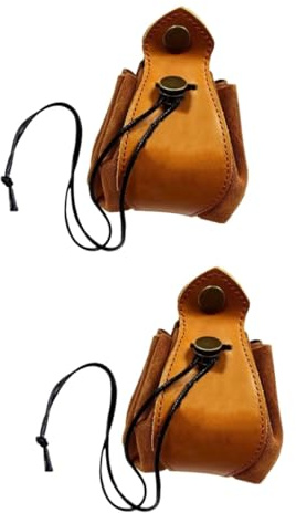 Yardwe 2 Stück Aufbewahrungstasche Für Würfelbeutelablage Fall Große Tasche Für Würfeltabletts Klein Tragbar Spiel Blau Q Würfelbeutel Mit Kordelzug Pu Brown