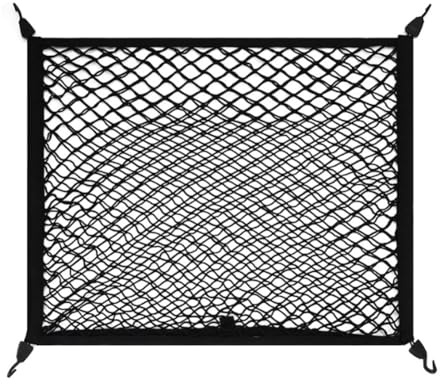 MANQII Filet de Bagage Voiture pour Peugeot 308 SW CC T9 T7 2007-2023, Réglable Filet de Rangement de Coffre Organisateurs Elastique Filets Fixe Fret avec Crochets