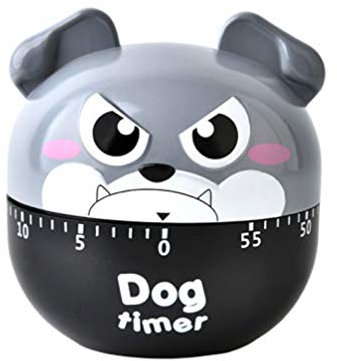 Yardwe Timer Da Cucina Forma Di Cane Timer Meccanico Per Promemoria Domestico Per Cucinare Misurazione Per Cottura Friggere Uova Pancake