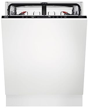 AEG FSE82827P Vollintegrierter-Geschirrspüler / 60cm / ComfortLift - Hebefunktion/E/energiesparend/Besteckkorb