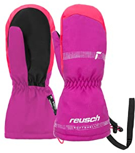 Reusch Ski-Fäustlinge für Babys & Kinder | warm & wasserdicht | Softshell | atmungsaktiv, mit langer Stulpe, Winterhandschuhe für Ski, Freizeit & Schnee, 1-6 Jahre, Maxi R-TEX XT Mitten