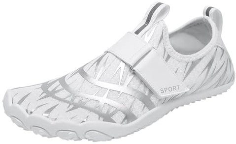 Wasserschuhe Damen Und Herren rutschfeste Leichte Barfußschuhe Wasserschuhe Jugendlichkeit Dynamisch Outdoor Zehenschuhe Aqua Barfuss Schuhe Mit Breiter Zehenbox Mit Gummizug Im Bund