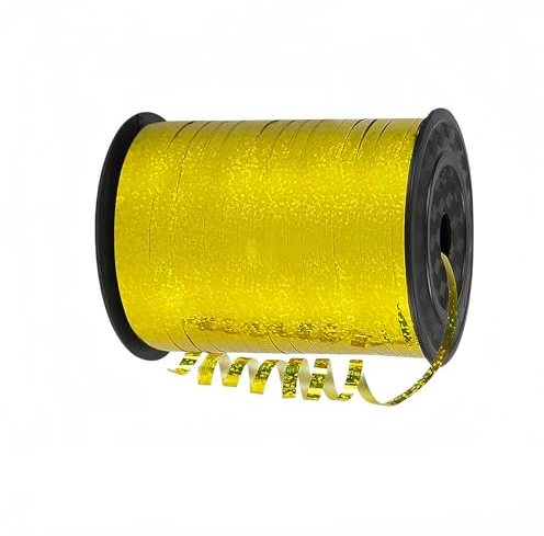 Geschenkband Golden 5mm Breit,450M Kräuselband Geschenkbänder Schleifenband Glitzer Ballonband Ringelband,Dekoband für Hochzeit Weihnachten Neujahr Geburtstag Geschenkverpackung Ballonverschlüsse