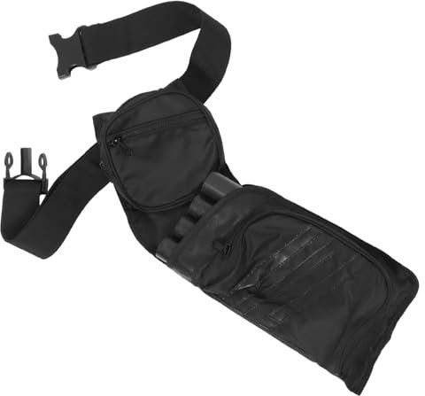 Supvox Kurze Pfeiltasche Für Bogenschießen Großer Kapazitäts Pfeilhalter Mit Einstellbarem Gurt Für Outdoor-Jagd Und Training Schwarz