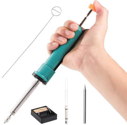 Electric Desoldering Pump & Soldering Iron Kit, 2-in-1 Solder Sucker Tool, 36W, Heatproof Handle, Desoldering Gun & Soldering Iron Combo for Electronic Repair & DIY Projects (EDS-92)