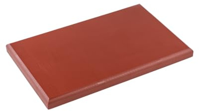 TOPATUPA Tabla Corte Polietileno 30x20x1cm Antideslizante (Rojo)