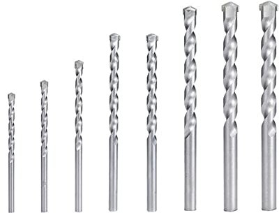 Broca de pared de 3-10 mm Broca de mampostería Broca de pistola con punta de carburo for perforación de piedra de baldosas de mármol de hormigón de ladrillo(6mm)