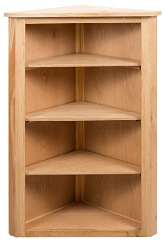 HEFZGDB Eckregal 59x36x100 cm Massivholz Eiche Cabinet Buffetschrank Küchenschrank Küchenschränke für Abstellraum Küche Wohnbereich Schlafzimmer