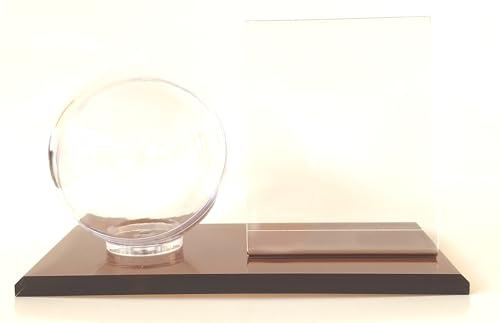 docsmagic.de Spheric Baseball Display Case + Cardholder + Base