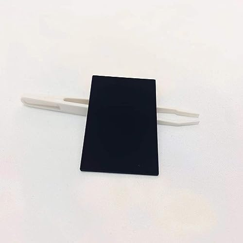 Glass Filter Lens, Pass Filter Glass ZWB1 Black Multiple Sizes(45X50MM-2MM)