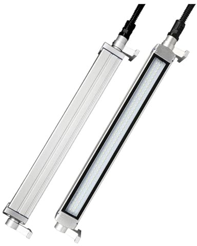 OUHFCASN 30W/40W 980mm 1250mm LED Milling CNC Work Light IP67 Waterproof Aluminum Alloy Workshop Long Lathe Lamp 24V/220V for Various Machine Tools(30W Length 980mm,110-220V)