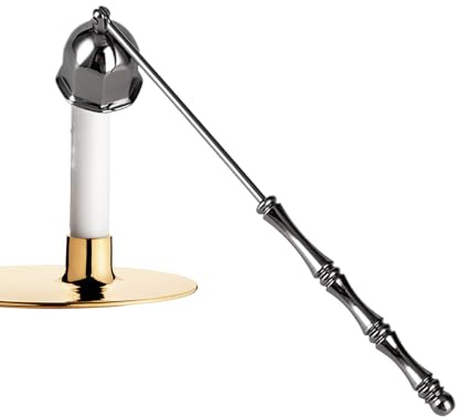 Generisch Estintore per Candele, a Forma di Campana con Lunga in Acciaio | Estintore per Candele Vintage e subacqueo, per Compleanni, Vacanze, Esterni, Camera da, Soggiorno, Hotel