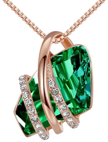 Leafael Birthstone Pierre De Souhait Collier Ras De Cou Femme | Birthstone Collier Cristal Blanc Sans Allergie Aesthetic Avec Coffret Cadeau Inclus