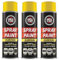 250ml High Grade Matt Gloss Household Spray Paint Can for Autos Wood Metal Plastic Graffiti (3, Yellow Gloss)