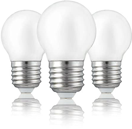 Hellum 3er Set Glühbirne E27 25 Watt, 250 Lumen, Warmweiß 2700 Kelvin, Milchglas, Leuchtmittel Ersatz 209204