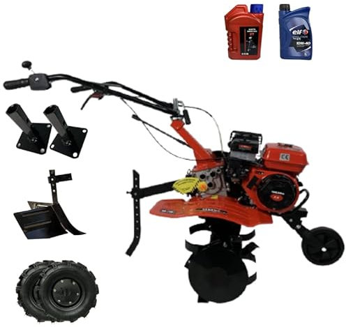 SAKAWA Motoazada Arranque Manual 7,5 CV Kit Accesorios + Aceite