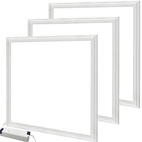 Manningham Lighting LED Panel Light 12 Pack 600 X 600 mm 45W Ceiling Suspended Recessed Office Workshop Warehouse Downlight 6500k Long lifespan (12x Panels)