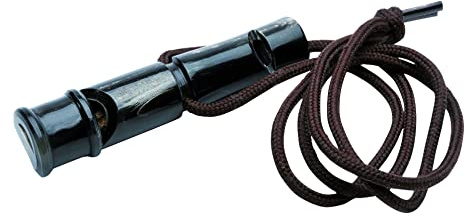 JANUEL - Sifflet Buffle Dressage Chien 9cm, Noir