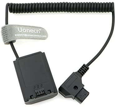 Uonecn D-Tap zu NP-FZ100 Dummy Akku Stromkabel Spiralkabel für Sony A7III A7RIII A7SIII A9 ILCE-9 FX3 Kamera