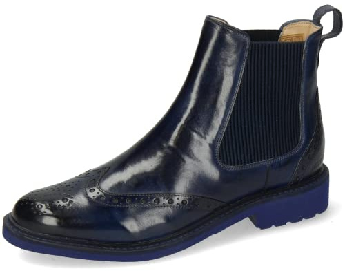Melvin & Hamilton Femme Selina 29 Bottine Chelsea, Bleu, 35 EU Large