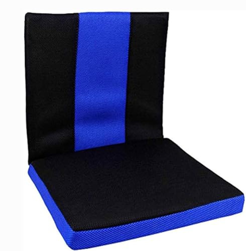 BLUEZY Rollstuhlkissen Anti-Dekubitus-Kissen, Komfort-Rollstuhlkissen mit Rückenlehne, Rückenlehne und Sitzpolster Druckentlastungspolster Steißbeinentlastung