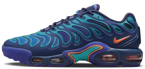 Nike Air Max Plus 3 - Tenis para hombre (CK6715-101, blanco/negro/humo de pistola/naranja equipo), Midnight Navy/Total Orange, 44 EU