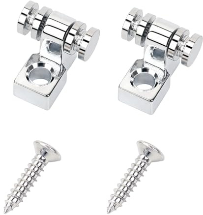 Banworks Guitar Roller String Tree Roller String Guides Retainer for Tele Telecaster Strat Stratocaster ST Electric Guitar Pack of 2 JT/YXK-01 Chrome