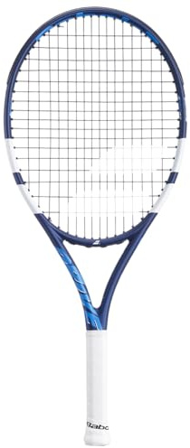 Babolat - Tennisschläger Modell Drive Junior, Einheitsgröße, Farbe Blau/Weiß, Rahmen aus Graphit und Aluminium, Leicht 230g, Ideal für Junge Spieler 9-11 Jahre