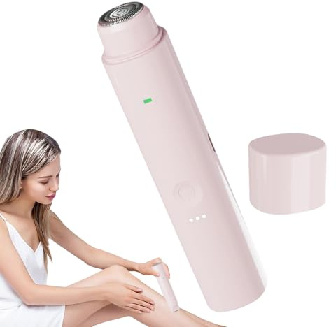 Afeitadora para mujeres, recortadora de bikini, 2 en 1 afeitadora eléctrica femenina, Depiladora multifuncional impermeable recargable USB USB, eliminación de pelo para uso húmedo/seco, bikini, cara