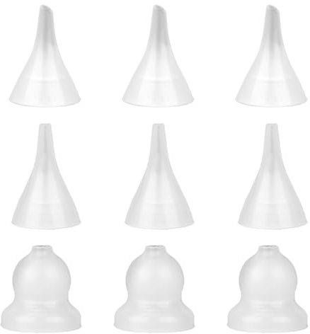 BOXOB 9 St Ersättningsspetsar för Nässug, Silikon Ersättningsdelar för Baby och Småbarn Kompatibel med GROWNSY Watolt LittleTora HEYVALUE Cocobela HailiCare KIDIRA TEQIN X-Bosak