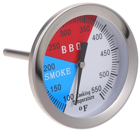 Bbq 100-550°F Stainless Steel Grill Gauge Large Numbers