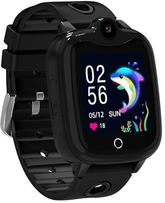 Ruopoem Montre Connectée Enfant SOS Appareil Caméra IP68