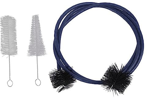 Set di 3 spazzole per la pulizia delle trombe, bocchino e valvola