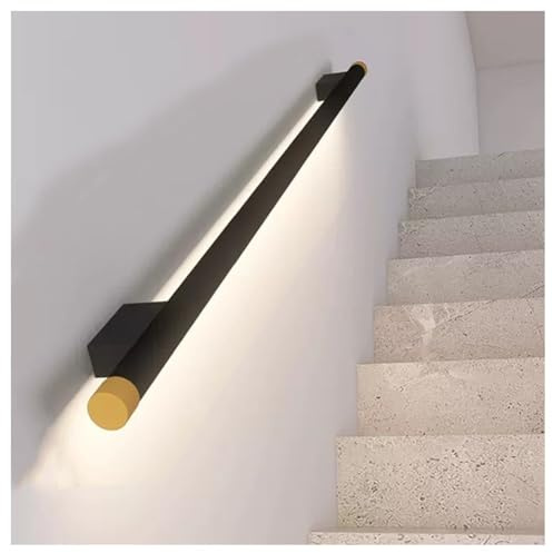 Corrimano luminoso a LED per scale con luce a sensore, ringhiera illuminata per sicurezza, soluzione di illuminazione a risparmio energetico per scale e corridoi