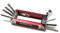 SILCA NOVE MultiTool | 9 minimalistisches Hauptmerkmal des Werkzeugs | Multitools aus Stahl mit gehärteter Chromoberfläche | Aluminium-Seitenstangen | HEX/TORX/PHILLIPS-Werkzeuge | 85 Gramm