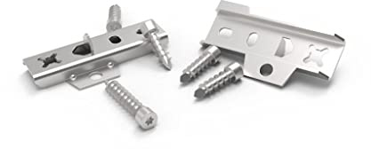 BioMaderas® Clips Edelstahl - verdeckte Befestigung für Terrassendielen (auch Tropenholz) mit 19mm bis 25mm Stärke (200)